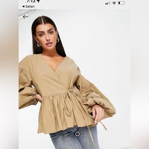 ASOS Edition wrap top.